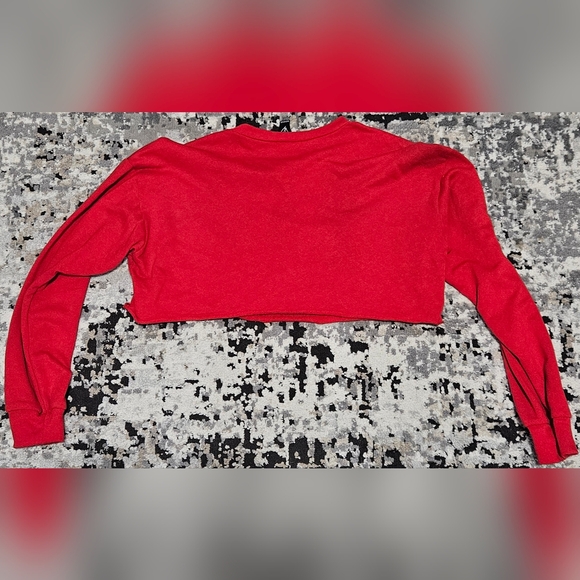 Saints and Sinners Biker Club Long Sleeve Crop Top - Small NWOT - Picture 6 of 6